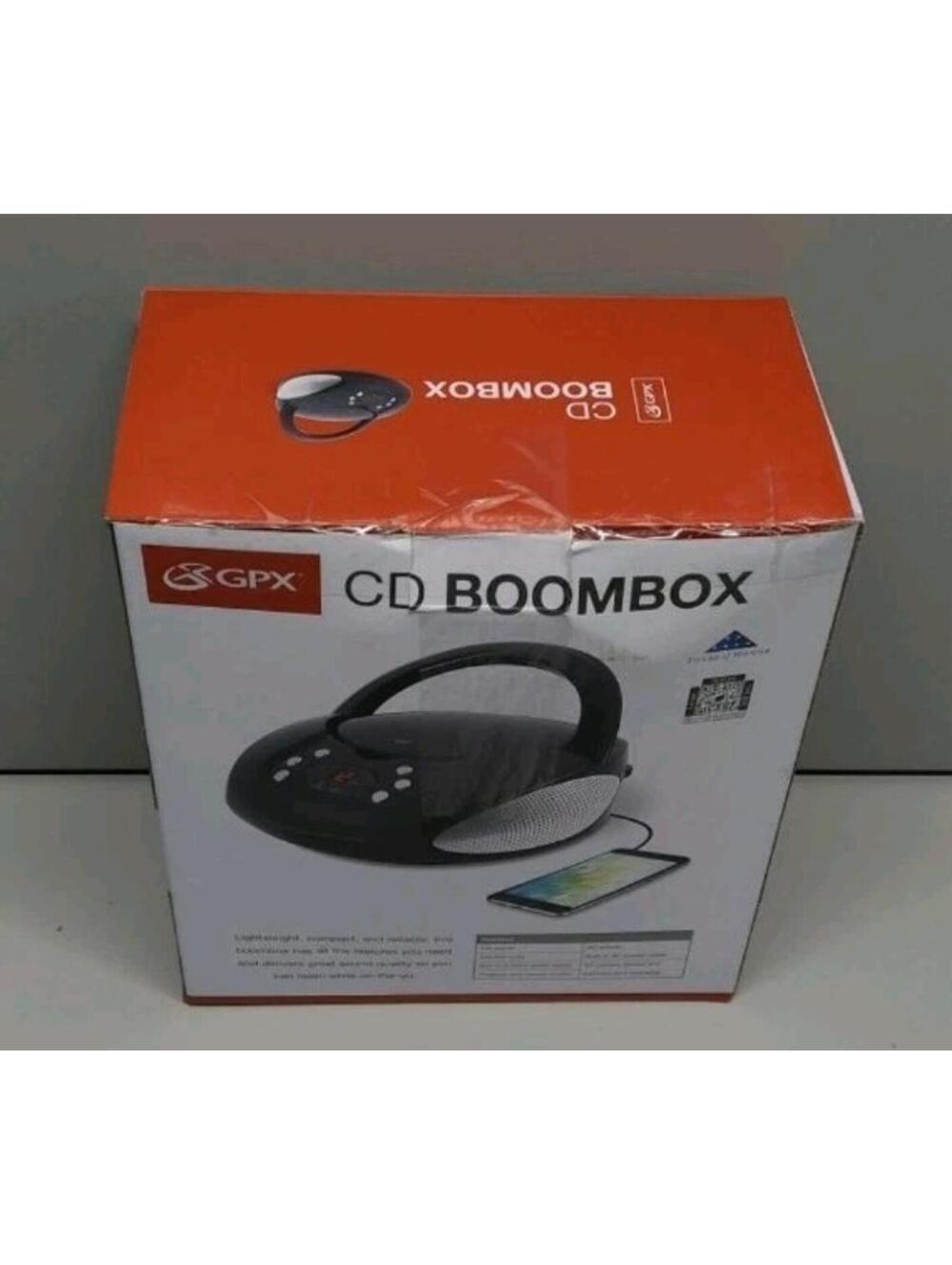 GPX BC112 Portable Boombox CD Player with AM FM Radio and Built in Speakers - Picture 3 of 3